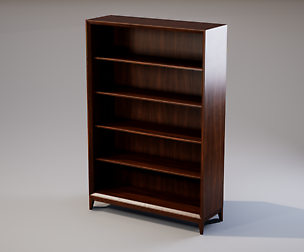 Shelf 03 Low-poly 3D model