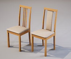 Chair 03 Low-poly 3D model