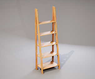 Shelf 01 Low-poly 3D model