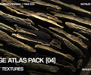 6K Foliage atlas pack | 140 files | 16 bit