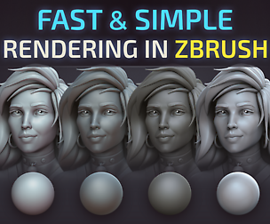 Zbrush render preset by TrueMakaR