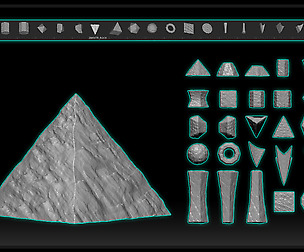 25 IMM BRUSH ROCK PRIMITIVES FOR ZBRUSH