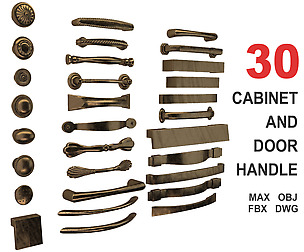 30 cabinet and door handle and knob