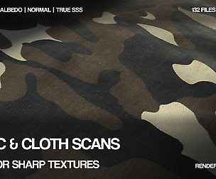 Fabric and cloth scans pack