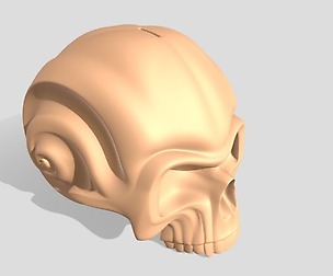 Moneybox skull
