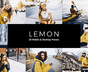 20 Lemon Lightroom Presets and LUTs