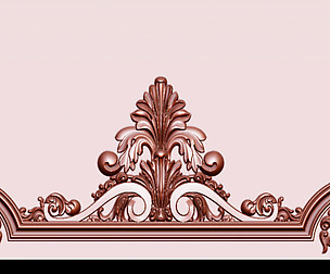 Carved door 3D print model