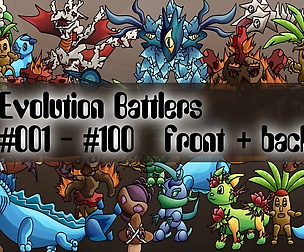Evolution Monsters #001 - #100 Pack