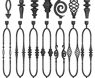 Wrought Iron Bundle No03 Railing