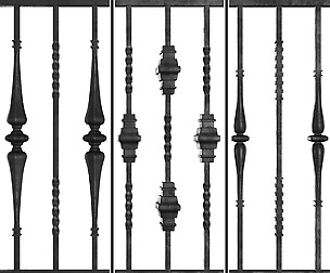 Wrought Iron Bundle No04 Fence