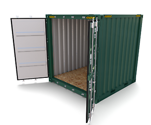 8ft Shipping Container