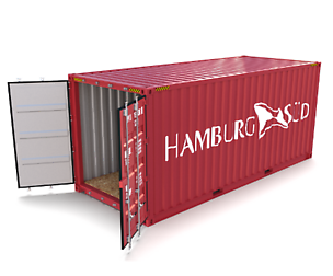 20ft Shipping Container Hamburg Sud