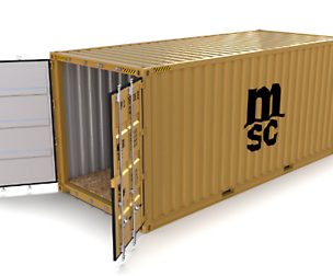 20ft Shipping Container MSC