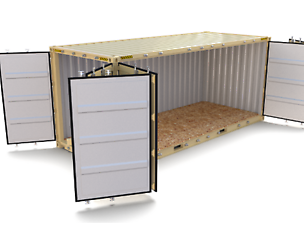 20ft Shipping Container Side Open 2