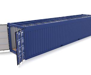 40ft Shipping Container Open Top no Cover