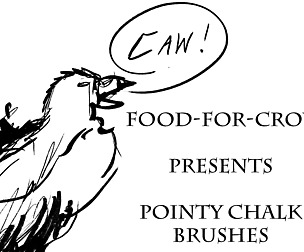 2020 Pointy Chalk Brushes (6 + 1 brushes)