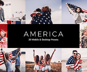 20 America Lightroom Presets and LUTs