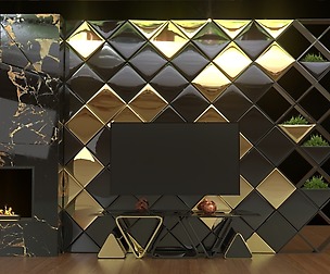 TV Set Golden