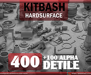 400 HARDSURFACE DETILS+100 ALPHA