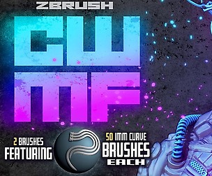 CWMF: ZBrush IMM cable curve brushes
