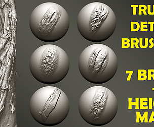 Zbrush - Trunk Detail Brushes set