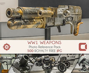 WW1 Weapons - Photo Reference Pack