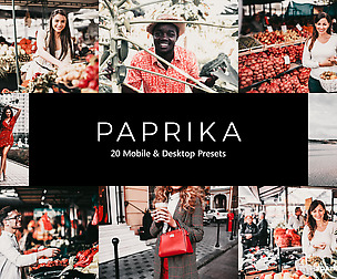 20 Paprika Lightroom Presets and LUTs