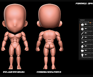 COSBABY BLOCK-OUT | MALE BASEMESH