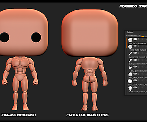 FUNKO POP BLOCK-OUT | MALE BASEMESH