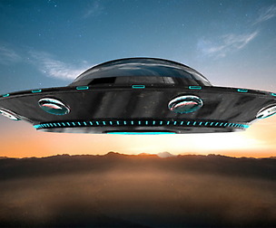UFO model spaceship