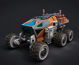 Vehicle Mars Rover 8K TEXTURES