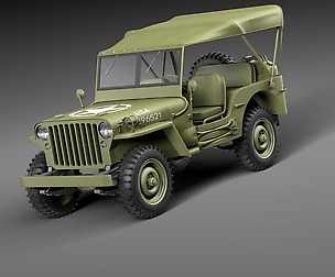 Jeep willis MB ww2