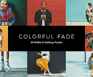 20 Colorful Fade Lightroom Presets and LUTs