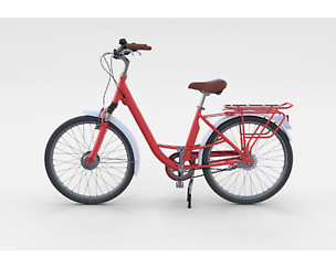 City Bicycle Red