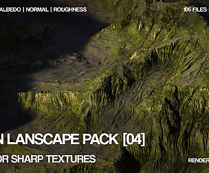 8K Green landscapes pack | 04 | PBR