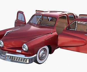 Tucker 48 Red with Interior