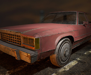 Ford Crown Victoria 1970 (LowPoly)