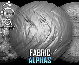 20 Fabric Alphas Vol.7 (ZBrush, Substance, 4K)