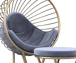 metal hanging chair
