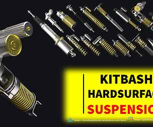 Suspension kitbash hardsurface