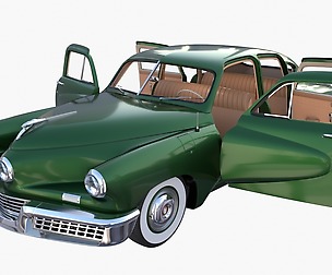 Tucker 48 Green with Interior
