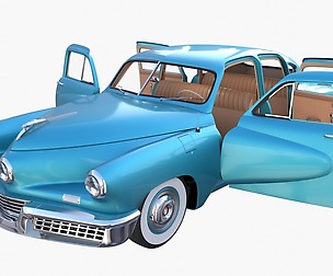 Tucker 48 Blue with Interior