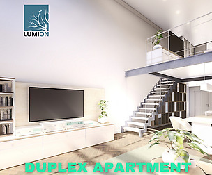 Modern Duplex Apartment Scene - Lumion