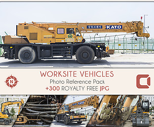 Worksite Vehicles - Photo Reference Pack