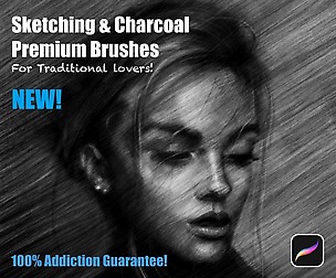 Charcoal Brushes [ Artwork + Lifetime Update! ]