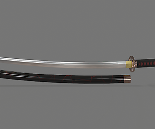 PBR Katana Japanese Sword