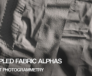 4K Crumpled fabric Zbrush alphas