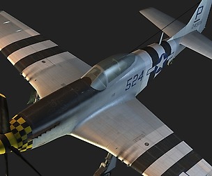 aircraft USA P 51D