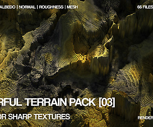 8k Colorful terrain pack | 03 | PBR