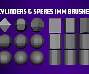 Cylinders & Spheres IMM Brushes